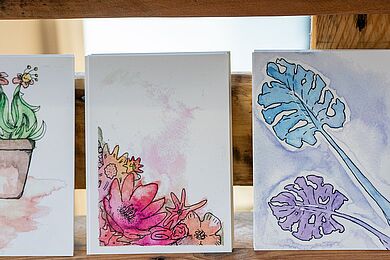 Illustrierte Postkarten