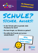 Datei herunterladen: Flyer Schule? Sicher. Anders! (pdf, 140 KB)